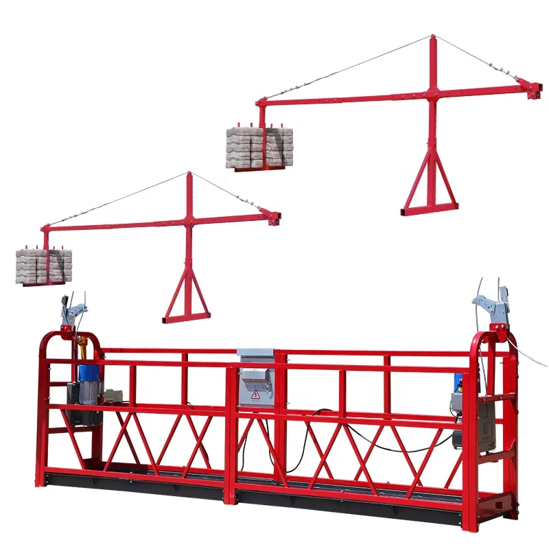 suspended working platform electric hanging basket construction work platform lift