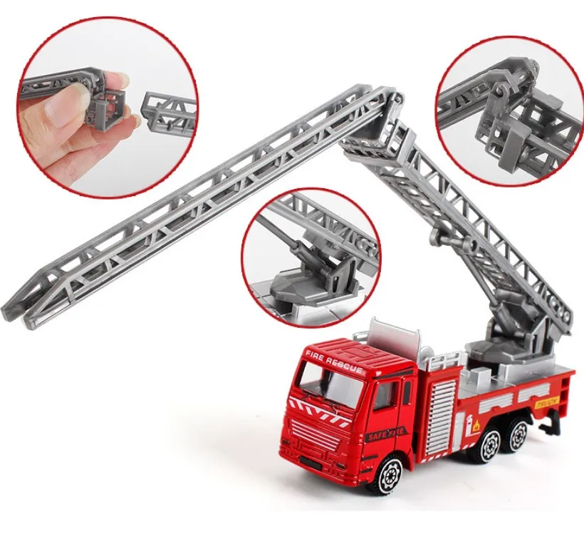 Big Tow Trucks Toy Trucks with Hook and car for Boys Pull Back Truck Toys with Light and Sound for Kids
