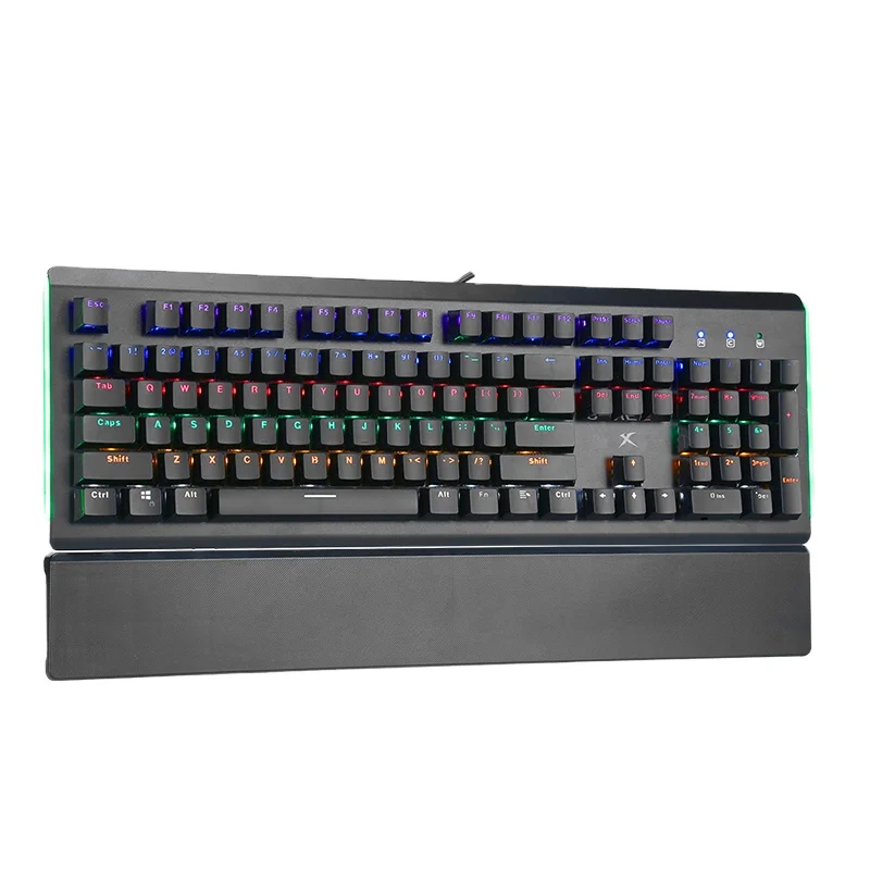 Новая двухцветная игровая клавиатура с литьем под давлением, игровая клавиатура с колпачком, Игровая клавиатура без ударов