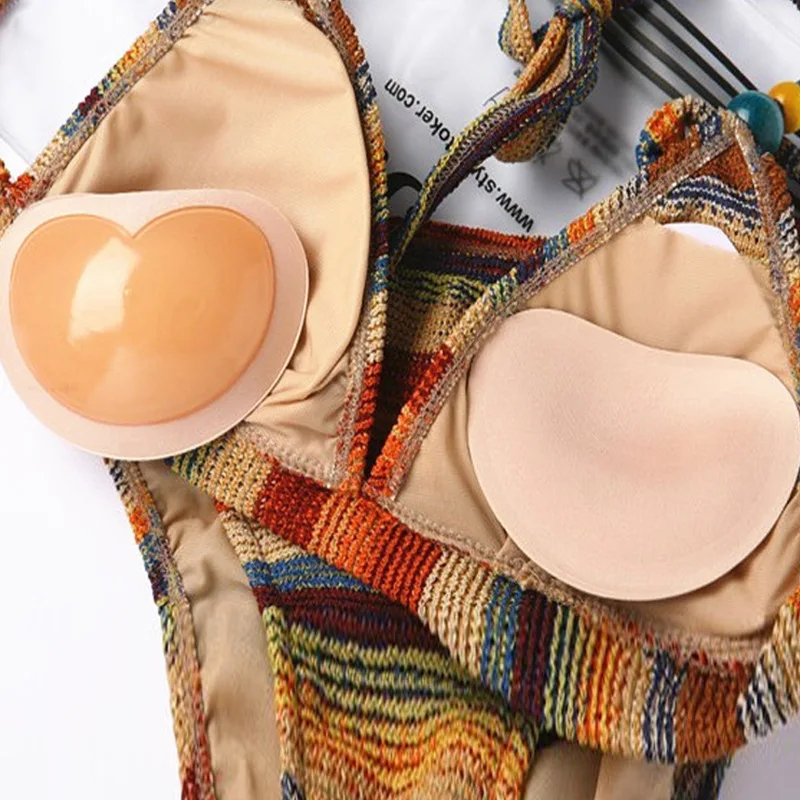 High quality hot sale bikini inserts pus silicone push up pads insert bra pad for Women