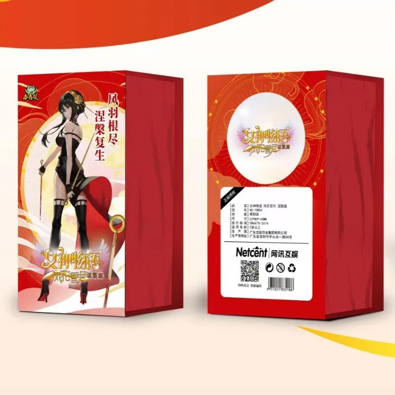 Японские аниме Оптовые игровые карты утолщенные TR 3D богини истории tcg бустер коробка собирающие