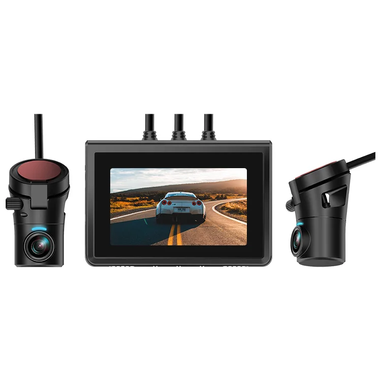 Two Channel Separate 1080P Car DVR Camera High Quality IPS Screen Built-in WIFI GPS 1080P Car Dashcam Car Blackbox