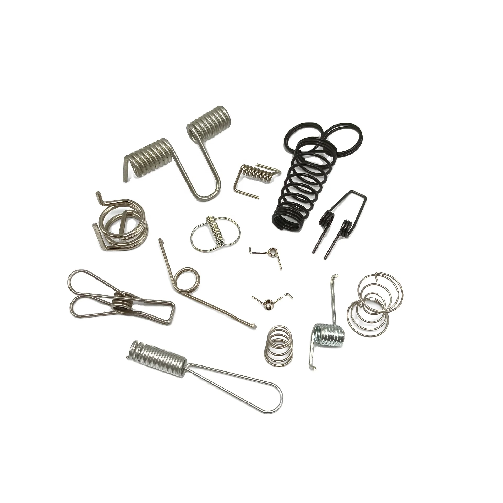 Multifunctional process for torsion spring electrical appliances Clamping spring, irregular stretching torsion spring