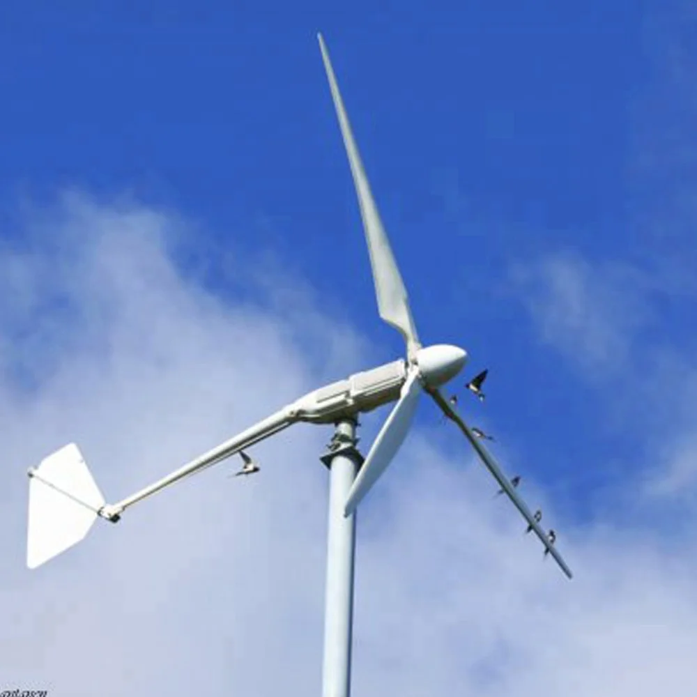 Low noise 4kw wind turbine generator 4000w low speed wind turbine 48v 240v 380v windmill
