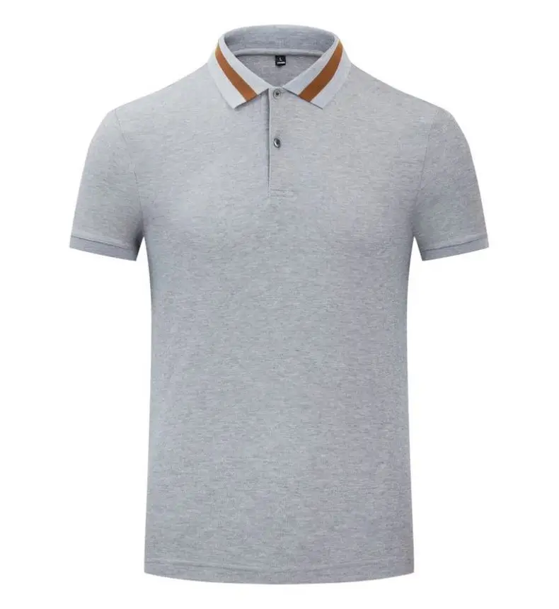 Ice porcelain cotton polo shirt custom printed logo, pure cotton summer clothing print, custom embroidered t-shirt