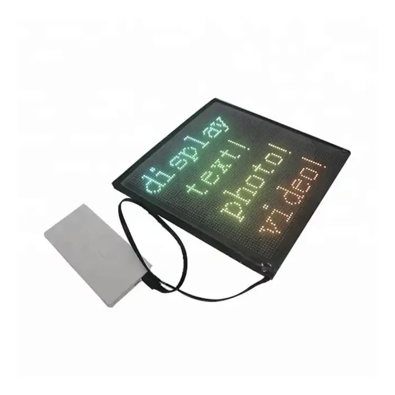 LED Screen Display WiFi Remote Control Advertising Walking Billboard DIY  Waterproof Backpack
