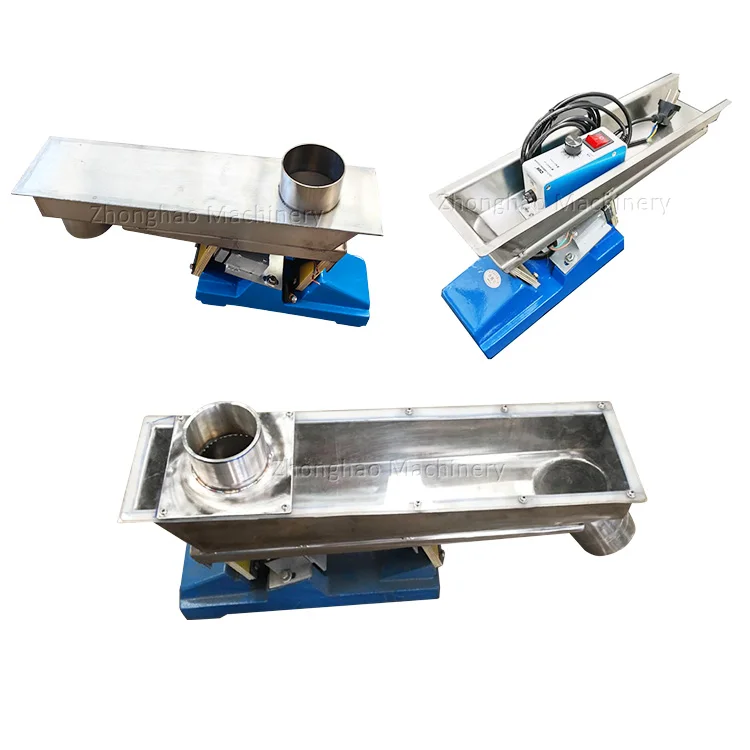 Vibrating feeder linear vibrator feeder electromagnetic vibratory feeder for sugar salt