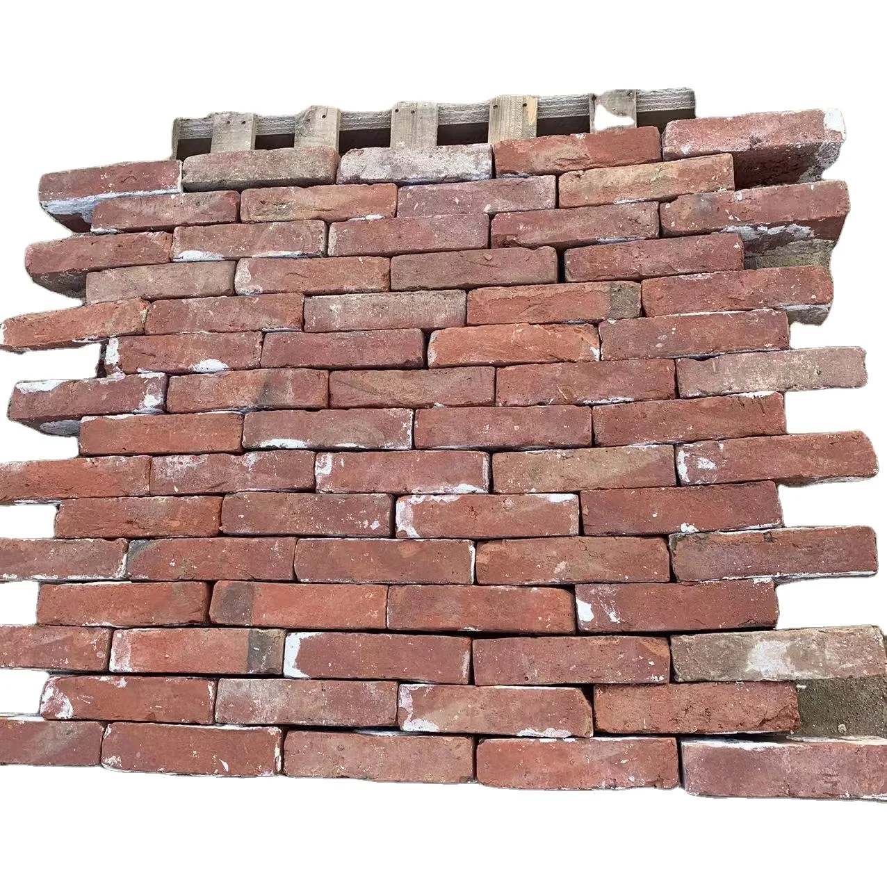 Лидер продаж, переработанная ручная изменчивость в текстурированных старых красных кирпичах
