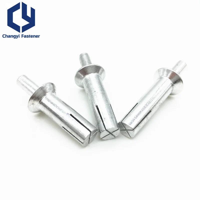 OEM Stainless Steel 304 316 Drive Rivet Full Aluminum Countersunk head Hammer Drive Pin Rivets