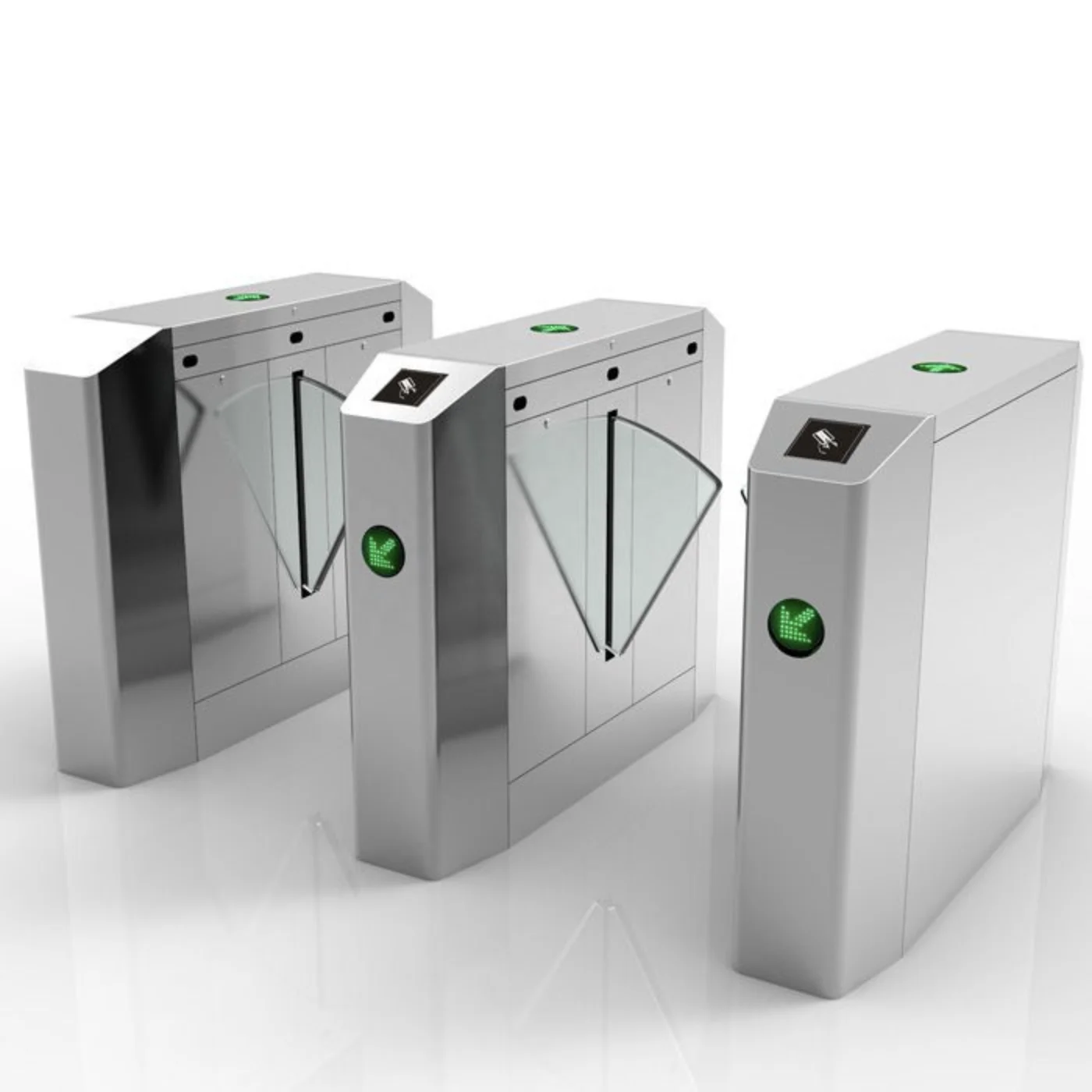 Automatic Fingerprint Turnstile Flap Barrier Gate Rfid Access Control System For Mrt Subway Turnstile China