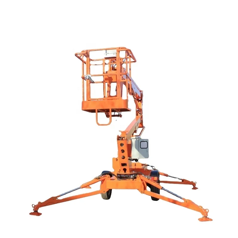Factory Wholesale 12m 14m Good Quality Hydraulic Tractor Mounted Cherry Picker