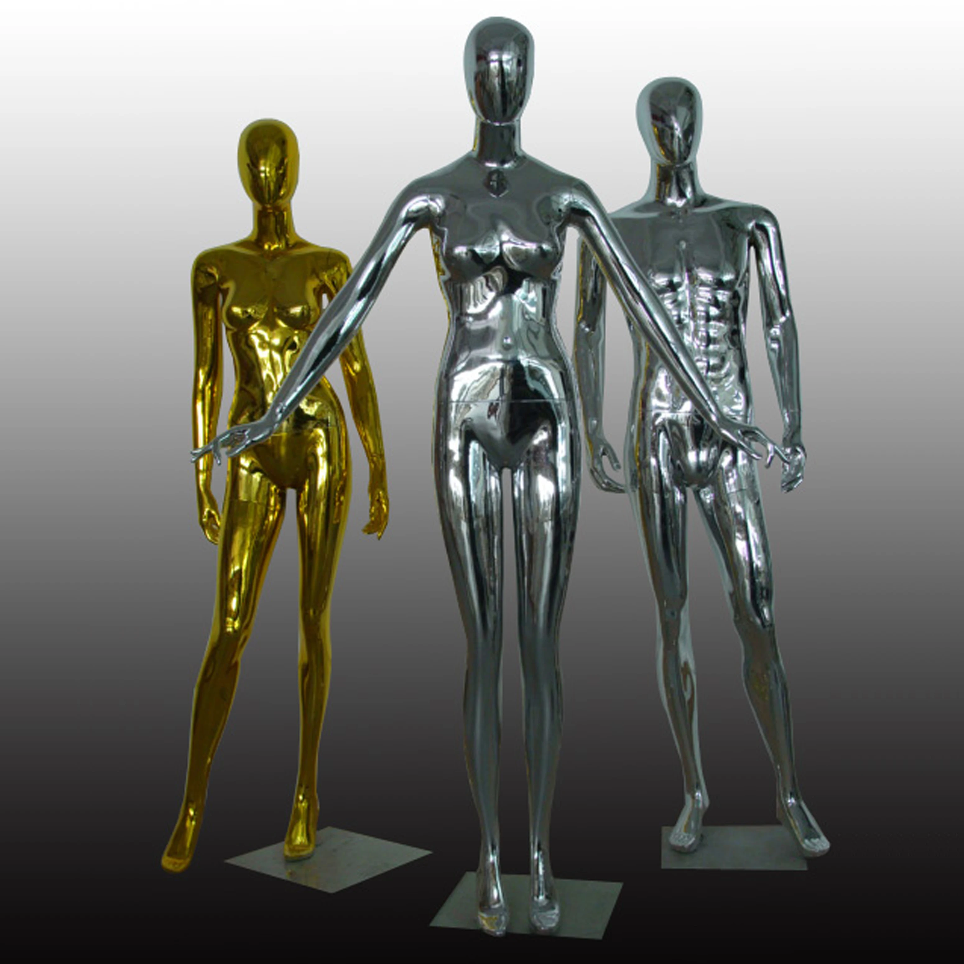 
gold full body mannequin female torso adjustable with collapsible shoulder dress form 