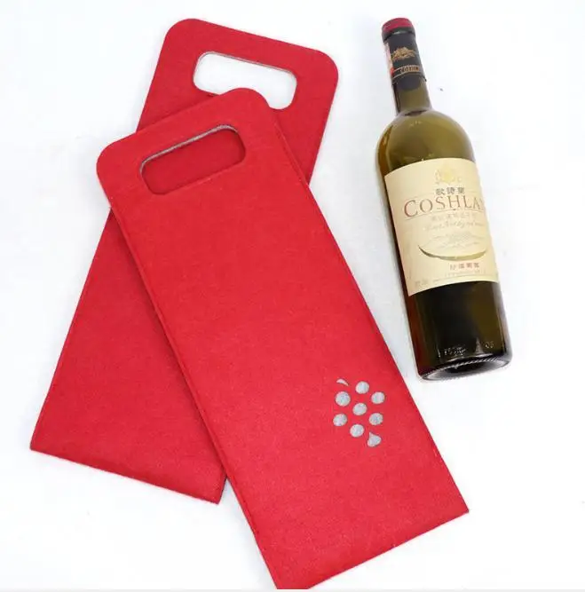 big capacity   Felt wine bottle gift bag