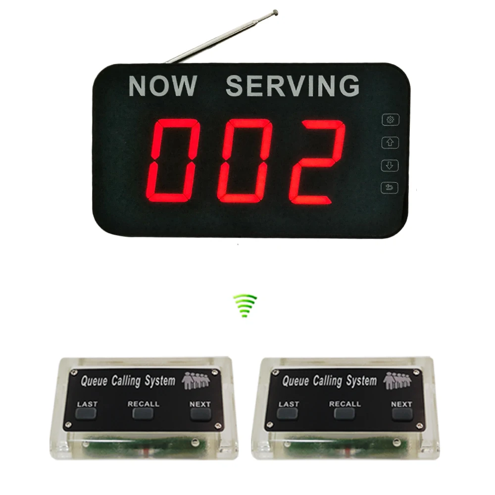 
 Система управления банковскими очередками, высокоэффективное обслуживание ожидания, 1 экран, 2 кнопки  