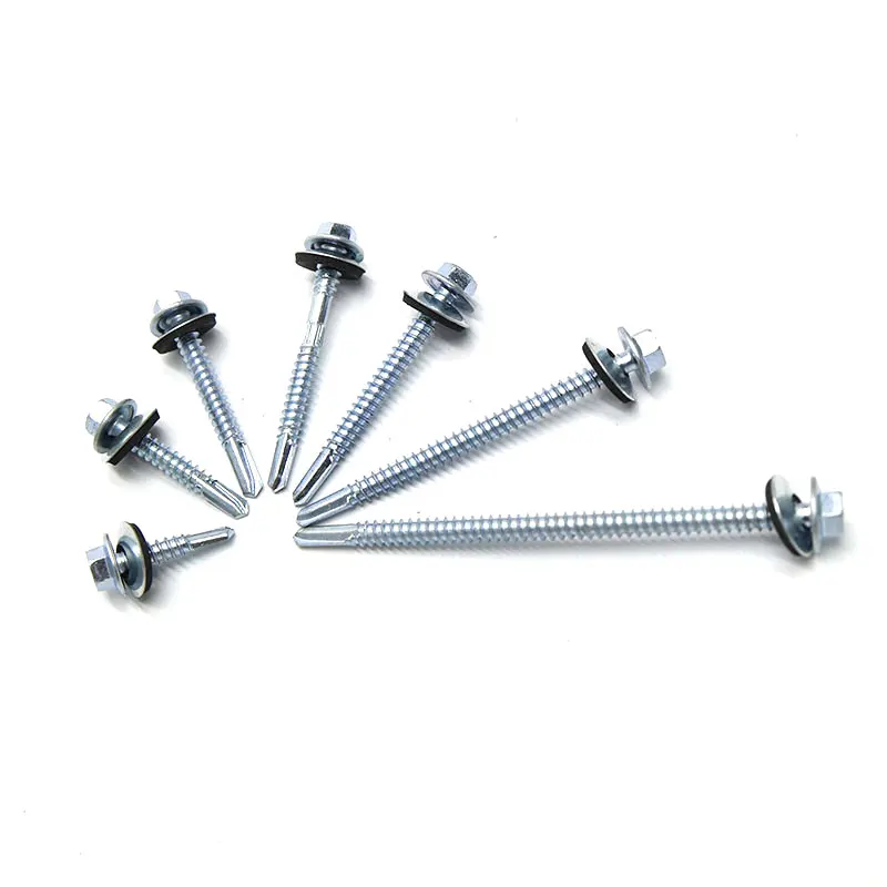 Global supply chain Galvanized Hexagonal Drill Tail Self-tapping Screw for industry