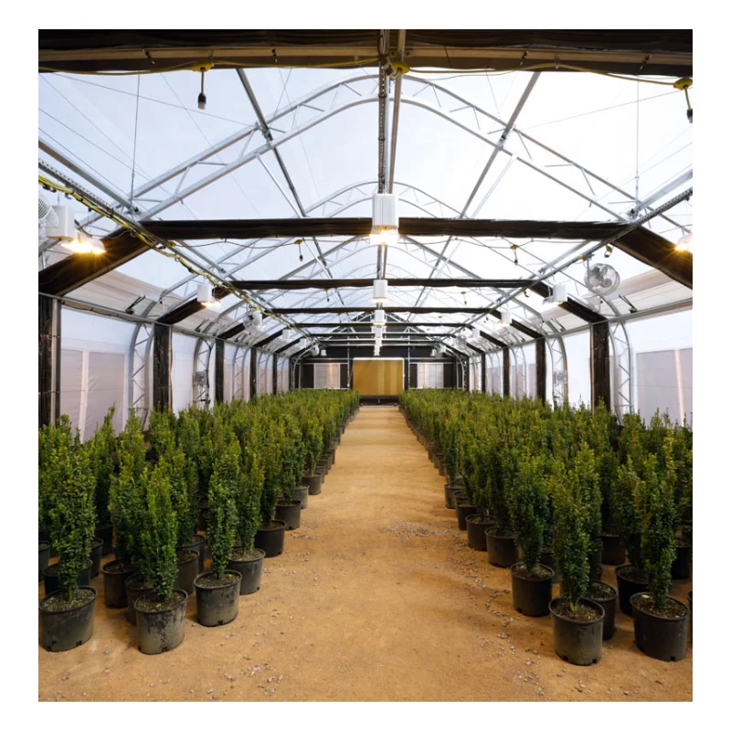 Blackout 100% Light Deprivation Greenhouse Blackout Curtains Greenhouse with Blackout System for Herb Mushroom Vegetable Flower