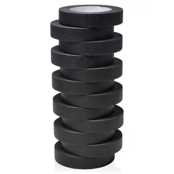 Custom Logo OEM Black Painters Paper Tape Easy Removal Trim Edge Finishing Decorative Marking Masking Tape
