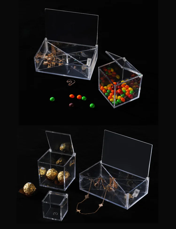 China Factory Wedding Gift Food Chocolate Plastic Candy Box
