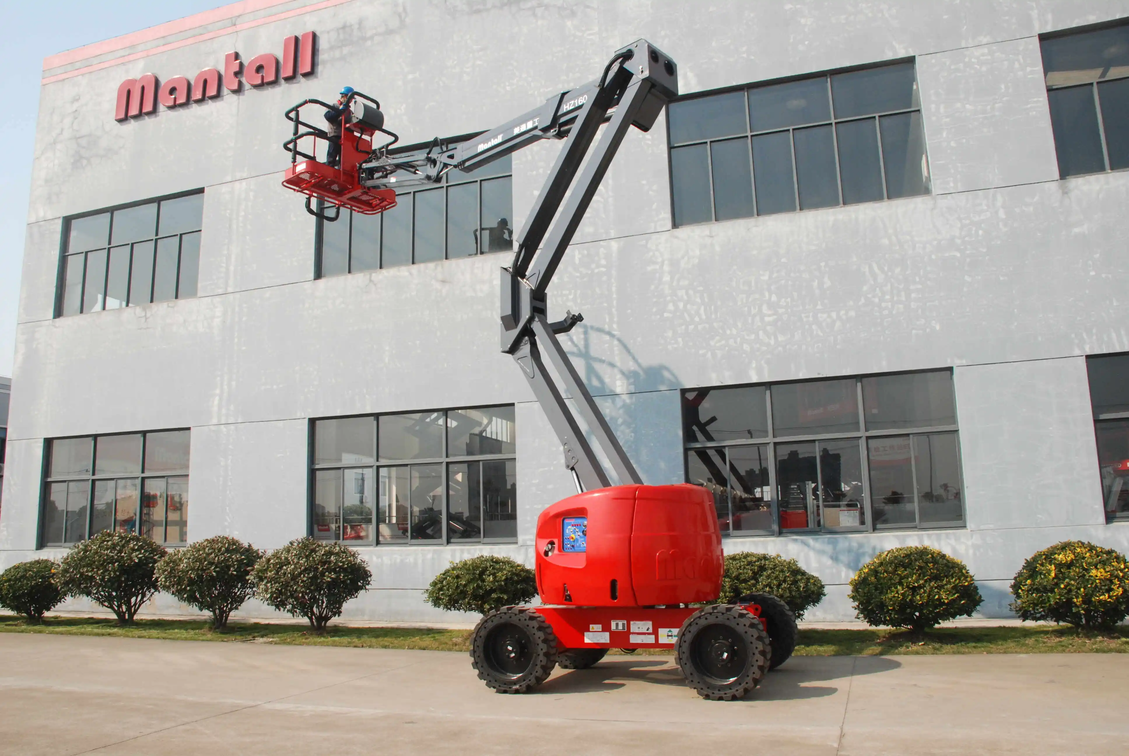 Mantall HZ200JRT Newest Hot Sale Articulated Boom Lifts Durable Hydraulic Articulated Aerial Boom Lift Construction Machinery