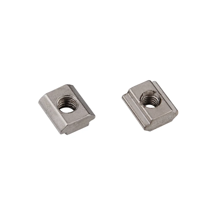 2A36.AA.01 Steel nickel plated square hammer profile nut M3 M4 M5 M6