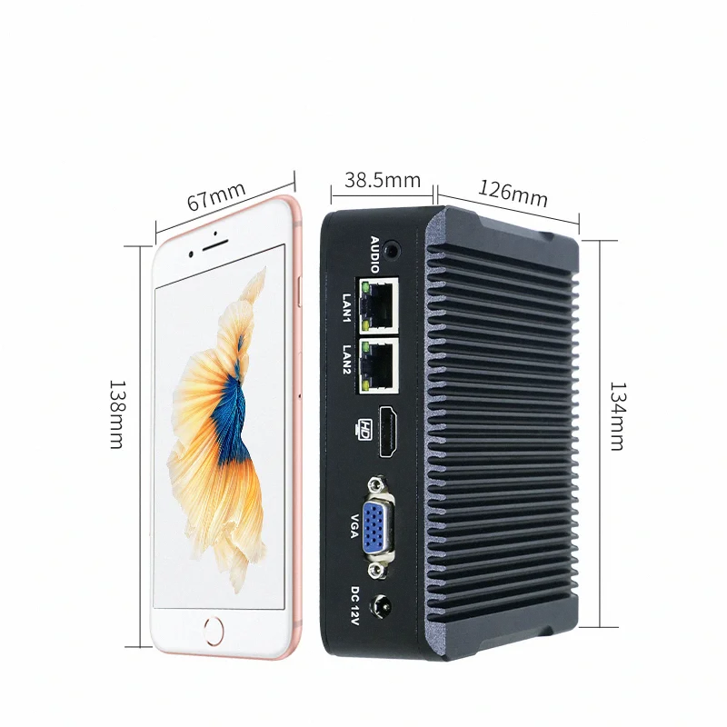 Intel core i5 1135G7 2LAN 6COM thin client Barebone Host PC Computer industrial nuc gaming office mini pcs pc