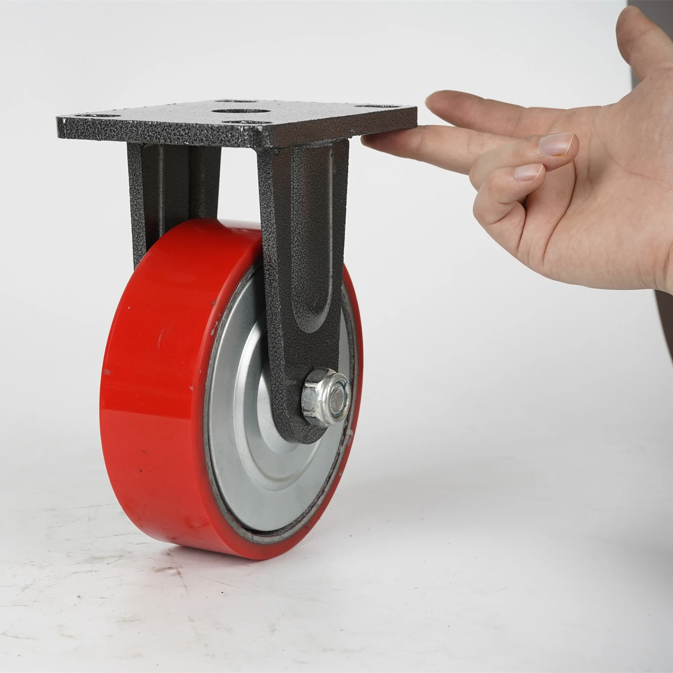 Super Heavy Duty Iron Core Polyurethane Swivel Wheel Industrial Casters