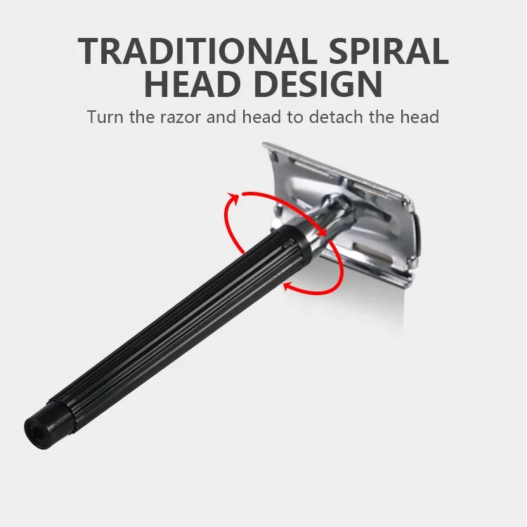 High Quality Adjustable Steel Safety Shaver Modern Design Double Edge Metal Safety Shaving Razor In Pakistan