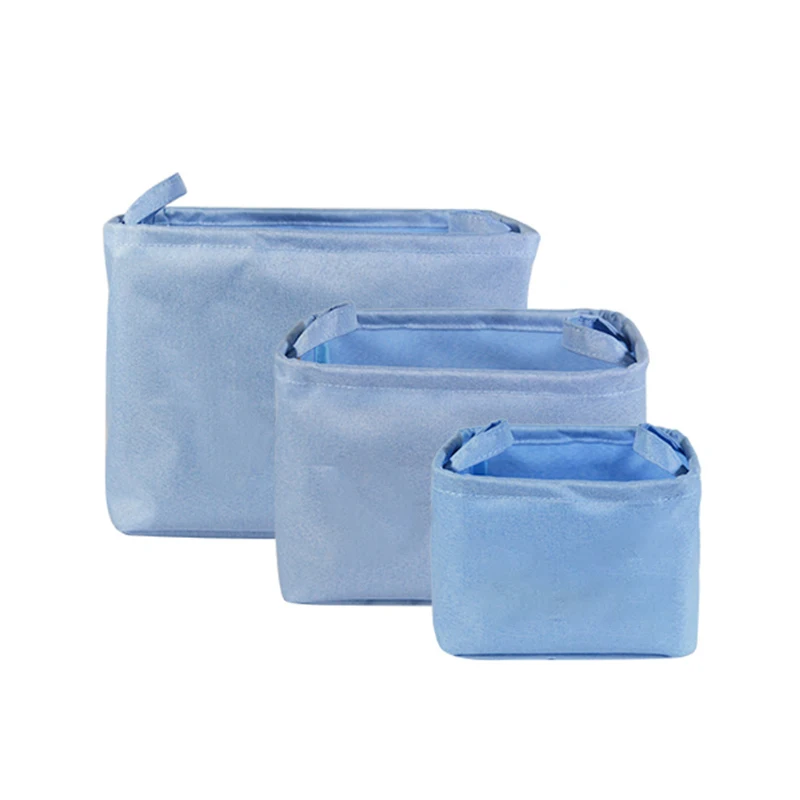 Household items rectangular waterproof closet storage box canvas fabric clothes organizer baby gift toy storage basket