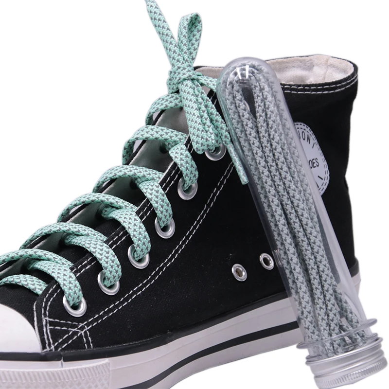 Weiou Manufacturer Custom Logo Reflective Shoe Laces High Reflex Flat Draw Cord For Air And 750 ,converses Shoes