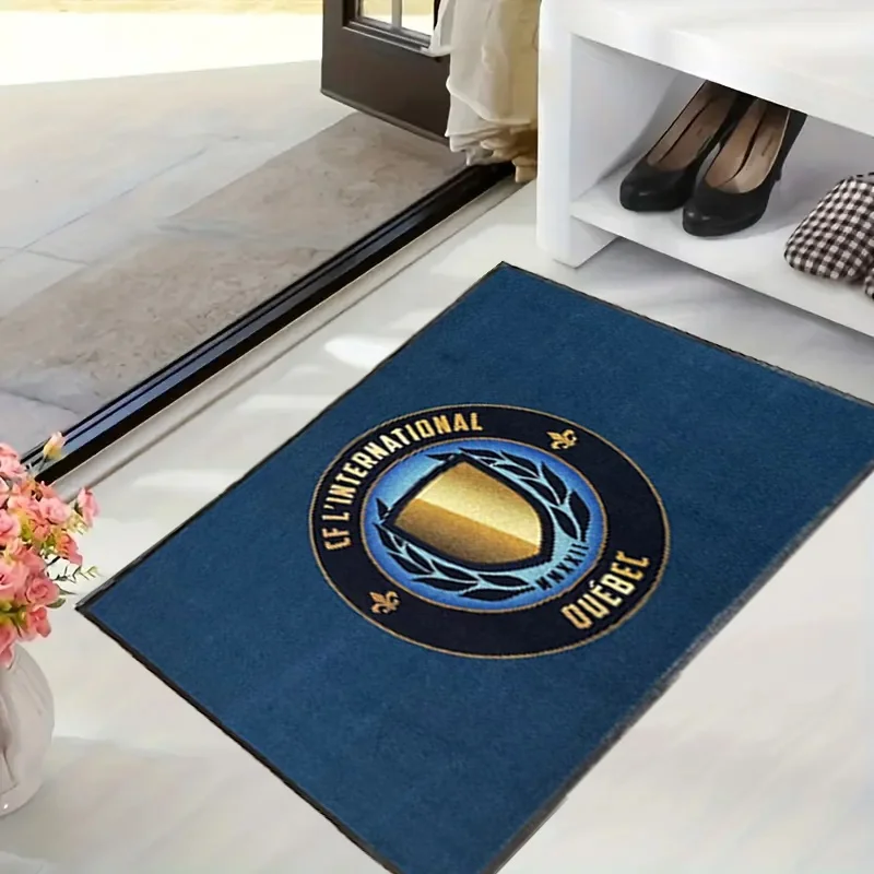 Nylon Fabric Full Printing Rectangle Shape Abstract Pattern for Home Hotel Oriental  Style Floor Door Mats