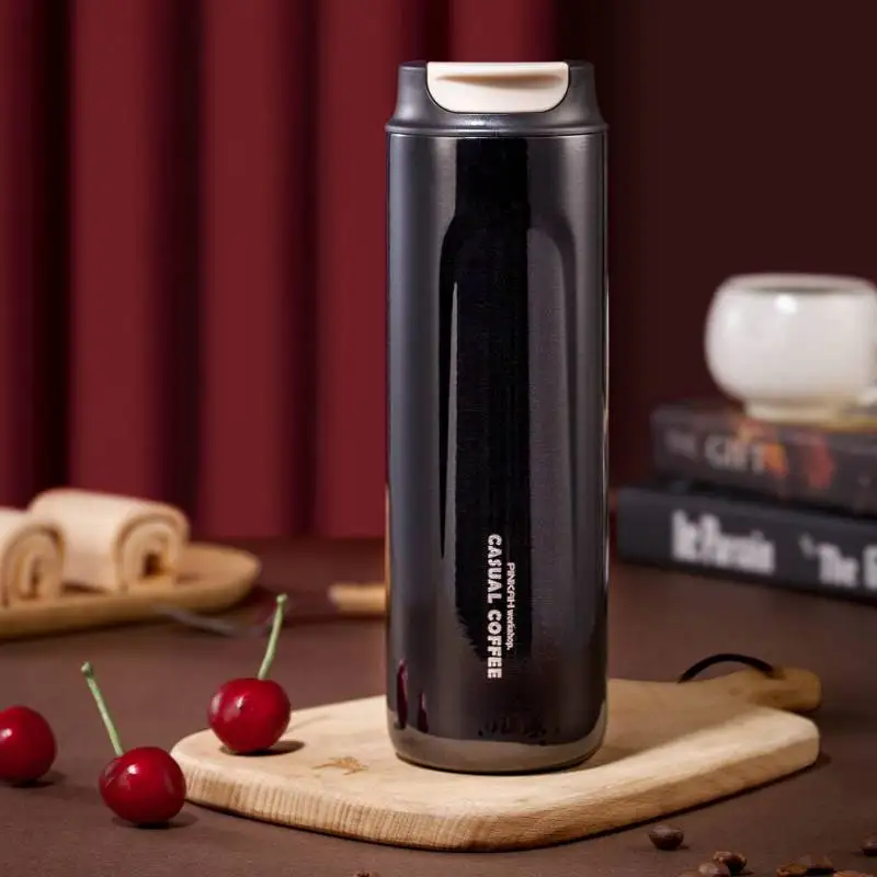 PINKAH new launch eco friendly travel french press double wall 18/8 travel coffee french press