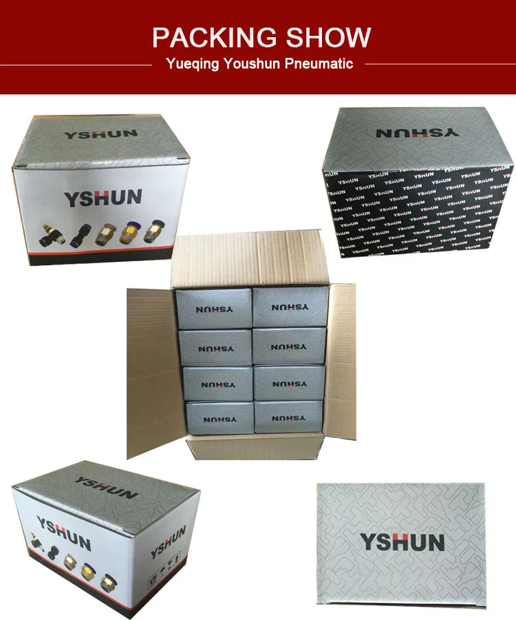 Yshun пук из искусственной кожи серии быстросъемные Союза пуш-ап в пневматический штуцер для подключения PU шлангов из нержавеющей стали