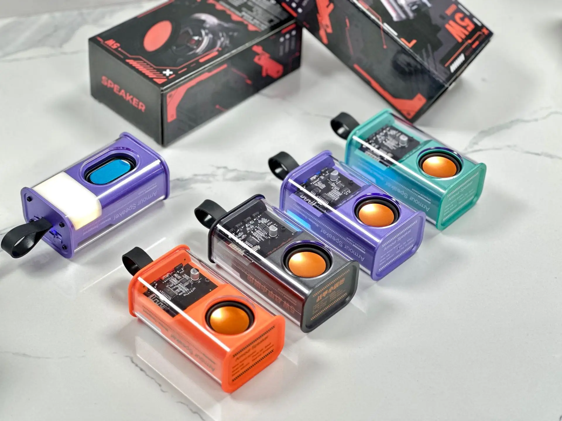 Bike Bluetooth Speaker 5W Mini Speaker with TF Card, USB, FM for Outdoor Activities/Phone