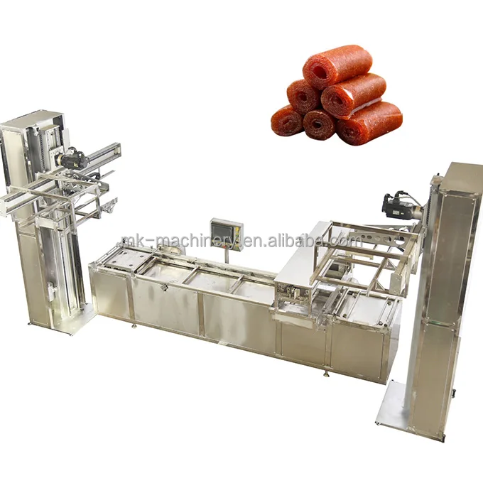 Automatic Fruit Leather Production Line Fruit Roll up Making Machine fruit roll making machine