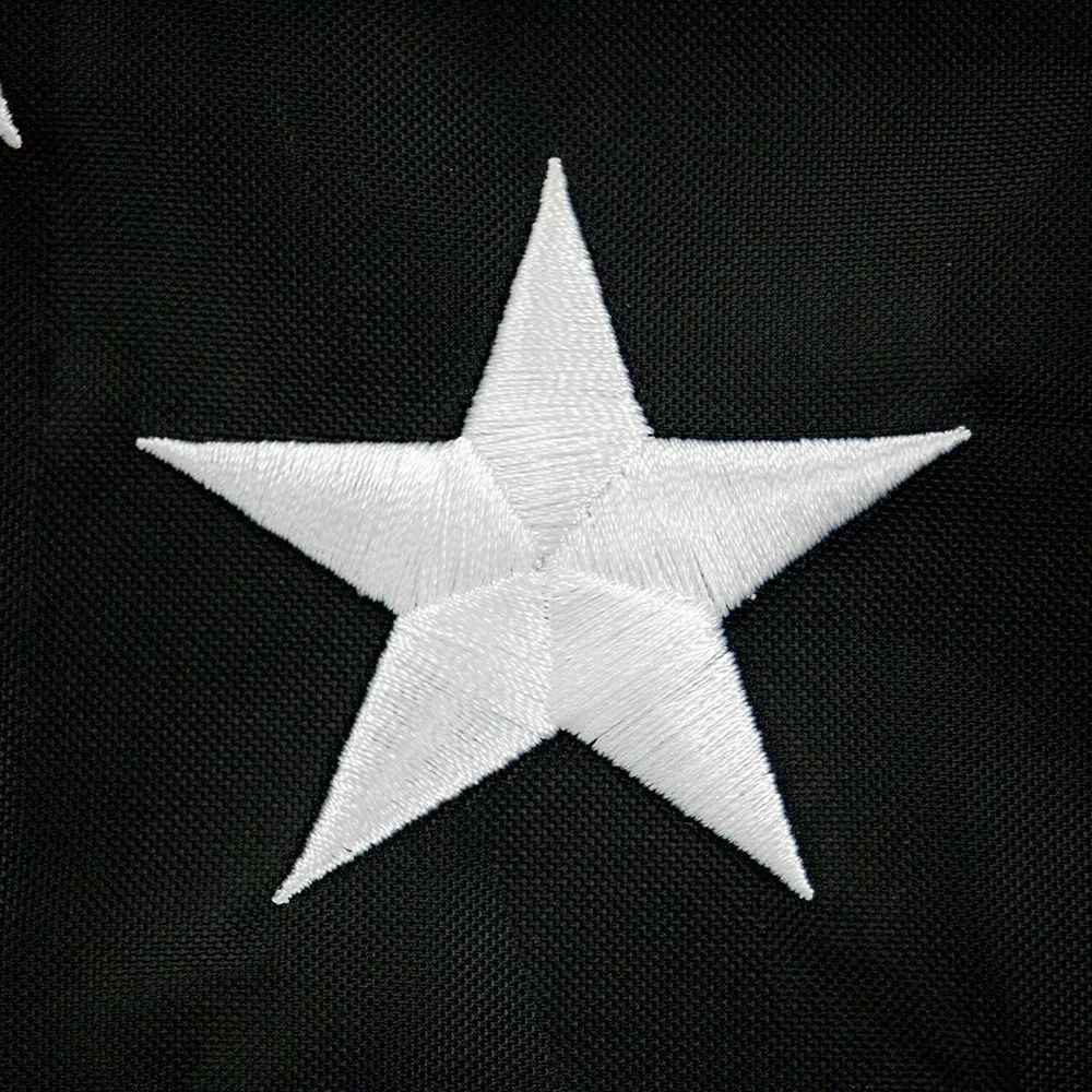 
3x5 FT Embroidered Thin Red Line Betsy Ross Flag 210D Sewn Stripes Stars 13 Stars American Flag Support Fireaman 