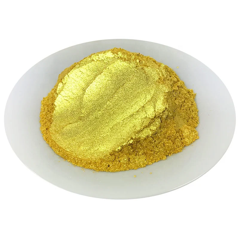 Wholesale Golden pearl pigment powder, crystal sereis  gold powder pigment for coating ,painting ,printing , plastic , leather