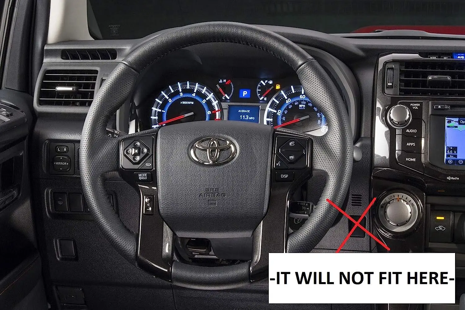 Raptor Light Switch for 5th gen 4Runner Push Button LED 32mm