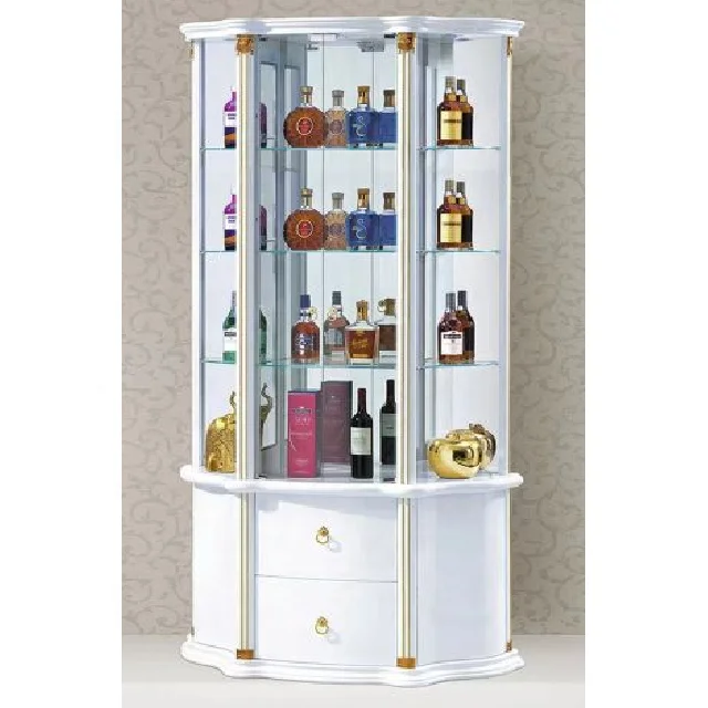 Modern Luxury Wine Storage Cabinet Home Bar Furniture for Dining and Kitchen Metal Wine Display Rack