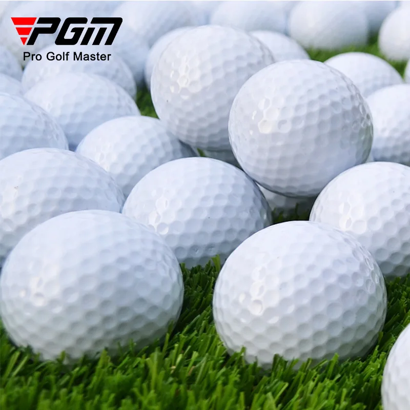 PGM wholesale 2/3 layer golf ball custom logo tournament distance practice golf ball