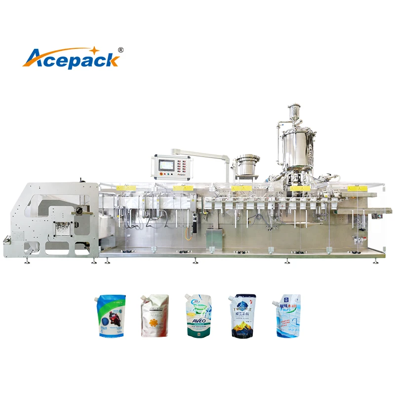 Automatic Doypack Packing Sugar Stick Packaging Machinery Stand up Pouch Filling Machinery 50bag/min 40-60PPM 2500