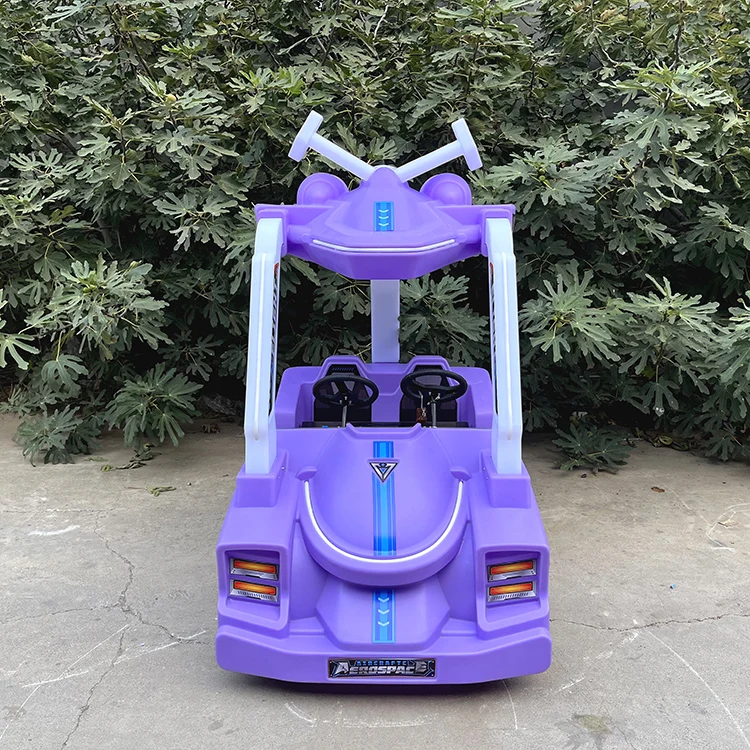 2024 Wobeiqi Newest China Supplier Kids Zoo Kids Electric Bumper Car Led Light Mech Aircraft Bumper Car