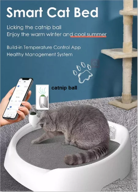 hot sale Smart Pet Nest Cat Bed Intelligent Temperature Adjustment Wifi APP Control Pet Bed