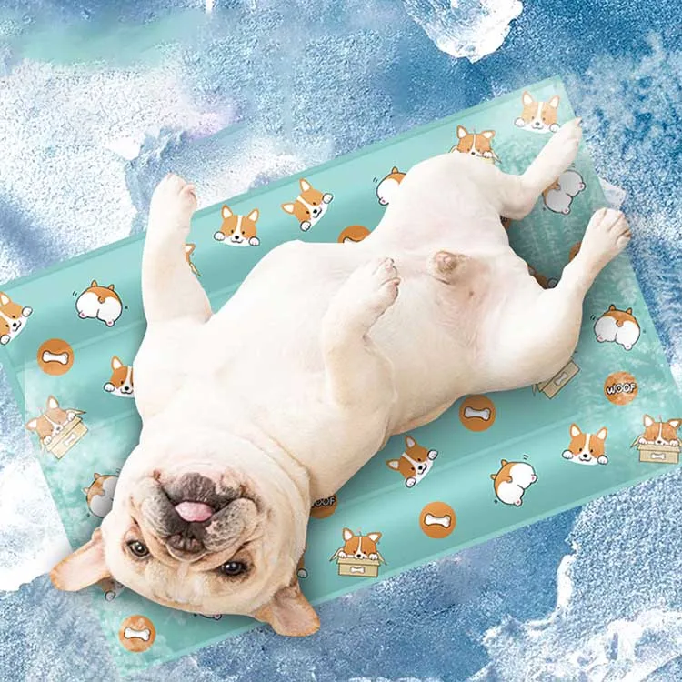 Wholesale Cheap Pet Cooling Mat Washable Orthopedic Large Cat Cushion Foldable Big Dog Calming Portable Car Travel Pet Cool Mat