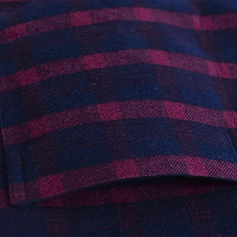 Men Long Shirt 2020 Fashion Casual Dress Flannel Shirts Full Plaid Customized Logo OEM Service Woven Adults Satin Autumn Formal