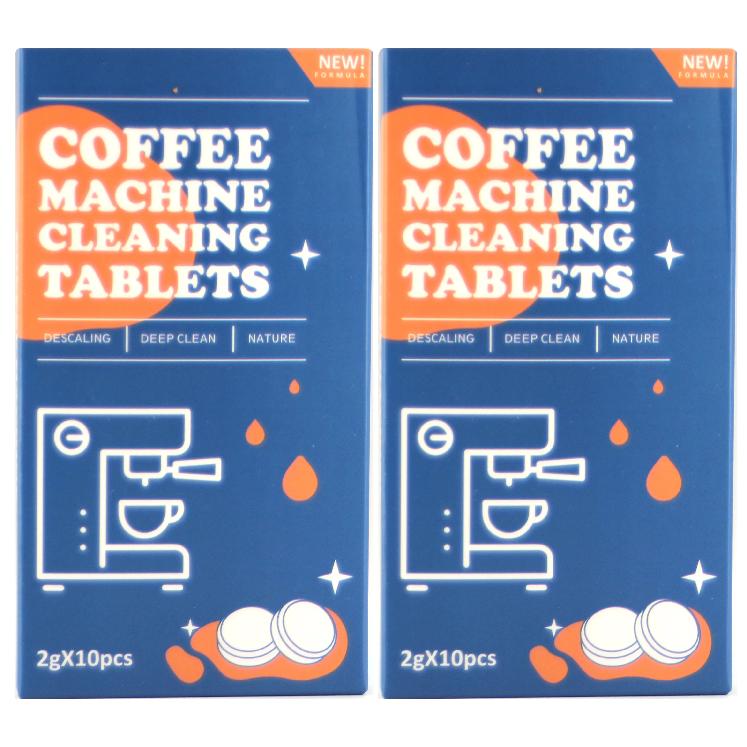 Factory Eco-Friendly Disposable Coffee Machine Cleaning Tablets Deep Clean Espresso Machine Solid Tabs Milk Foam Coffee Machine