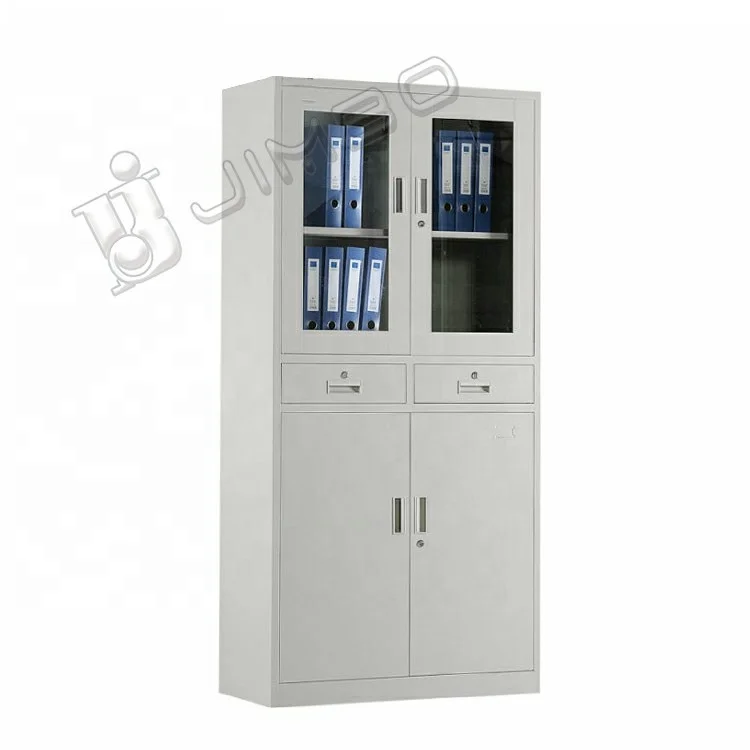 Factory price double door wood lock shelves cupboard hot steel cabinet storage filing cabinets