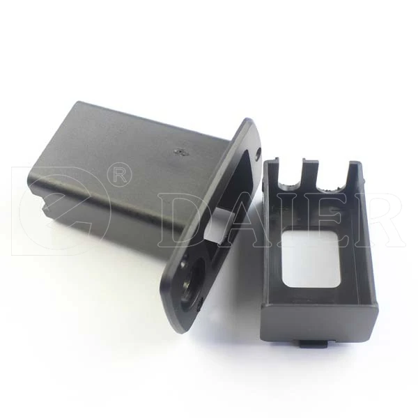 Черный корпус батареи 9V-5 9V ABS с