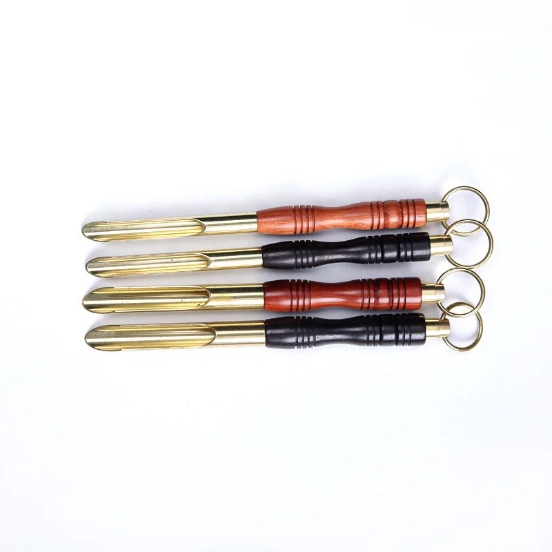 Bird with food utensils spoon ebony wood boutique copper tube with food shovel thrush myna lark bird cage accessories