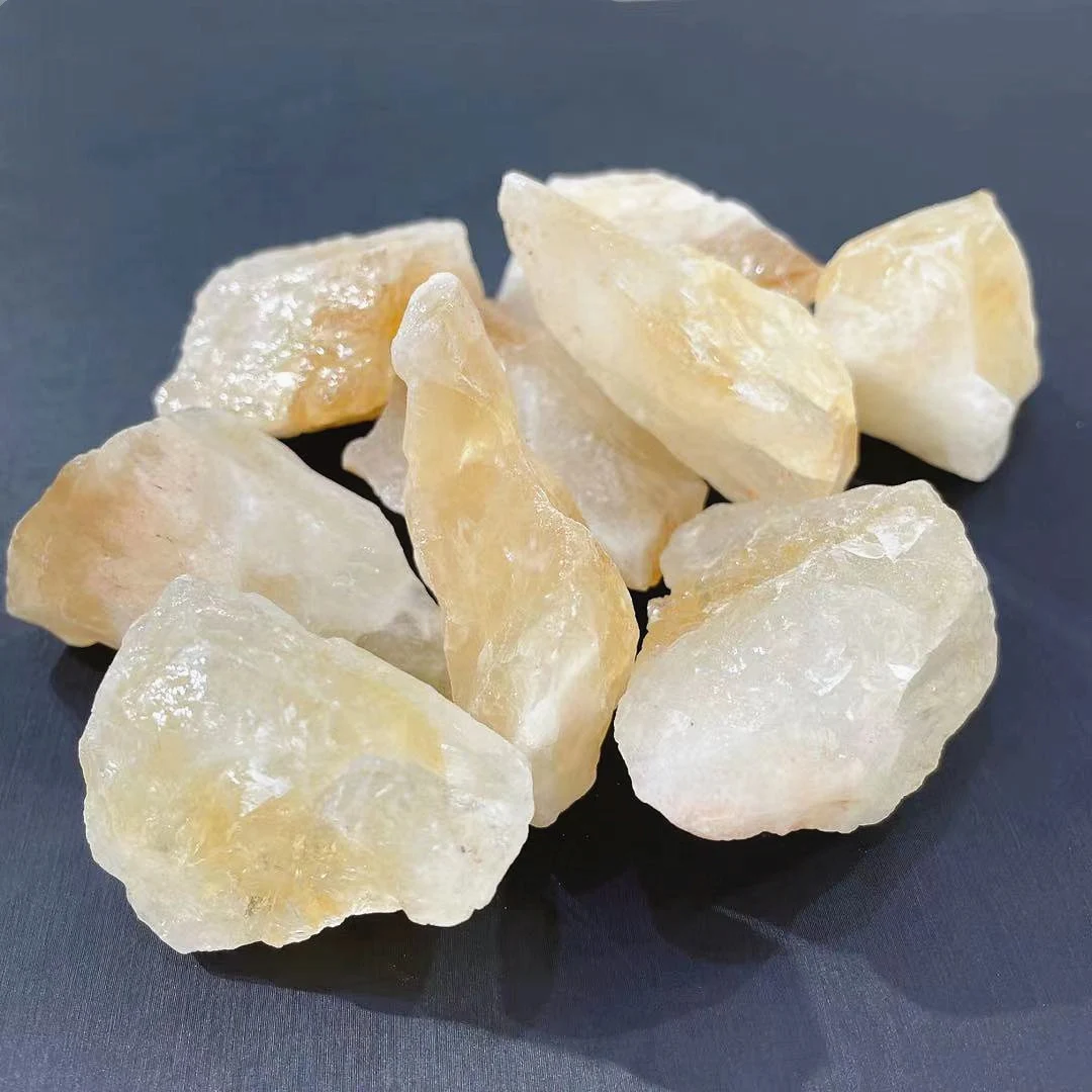 Wholesale Price Natural Original Raw Yellow crystal Citrine Rough Quartz Crystal Stones