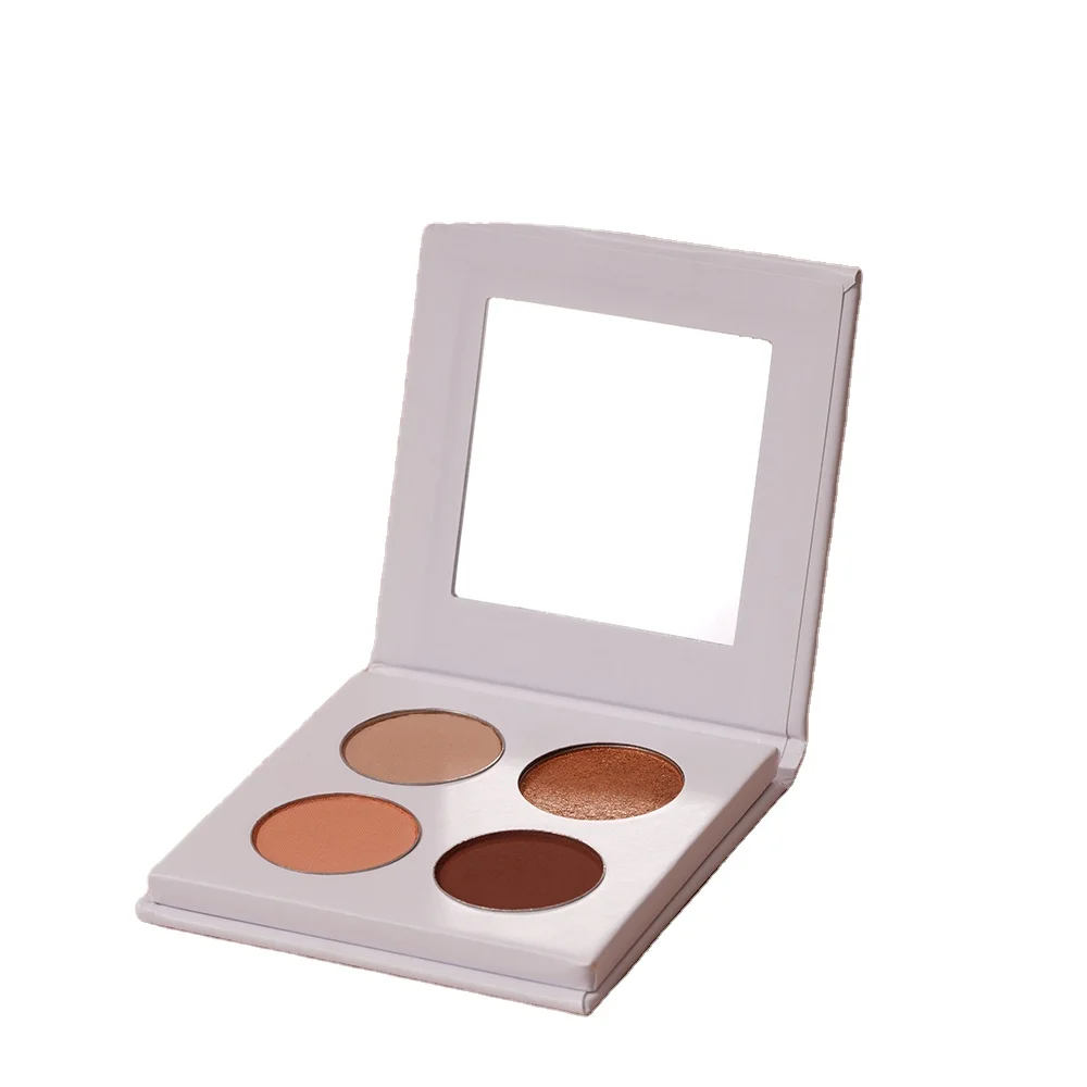 Бесплатные образцы на заказ тени для век Палитра Блестящий высокий Пигмент Тени для век